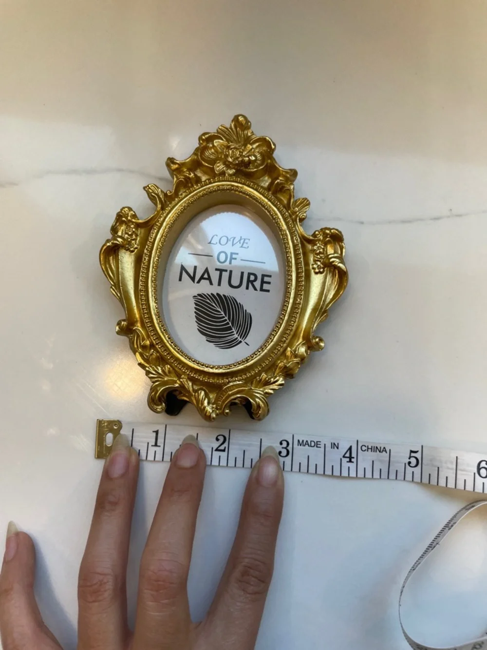 Gold Ornate Oval Picture Frame – Love of Nature